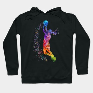 Girl Basketball Player Shooting Hoodie